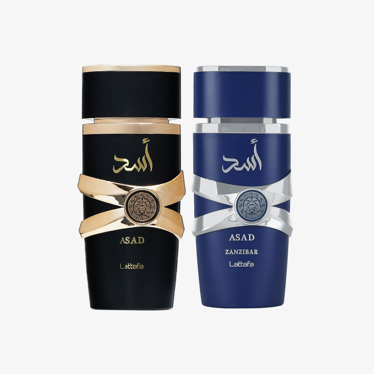 Lattafa Asad Set Asad 3.4 Oz Y Asad Zanzibar 3.4 Oz Eau De Parfum Hombre