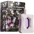 Descubre Ariana Grande God is a Woman, un Eau de Parfum de 3.4 oz. Compra ahora y disfruta de esta fragancia fresca con notas de pera y sándalo, ideal para la mujer moderna.