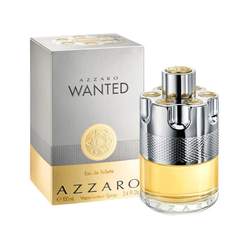 Descubre Azzaro Wanted, una fragancia de 3.4 oz para el hombre que vive sin reglas. Compra ahora y disfruta de un aroma fresco y enérgico, ideal para el uso diario.