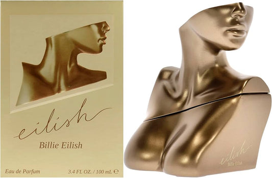 Descubre Billie Eilish Eilish, un Eau de Parfum de 3.4 oz. Compra ahora y disfruta de esta fragancia cálida con notas de vainilla y especias, ideal para la mujer seductora.