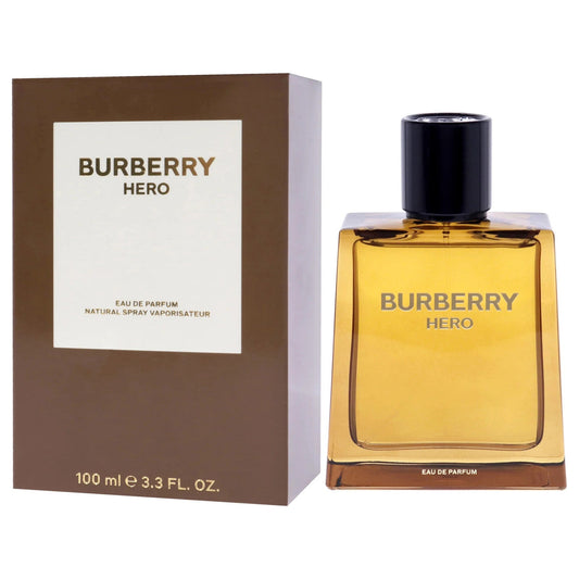 Descubre Burberry Hero, un perfume para hombre de 3.3 oz con una base amaderada y notas especiadas. Compra ahora y proyecta fuerza y valentía con esta fragancia intensa y moderna.