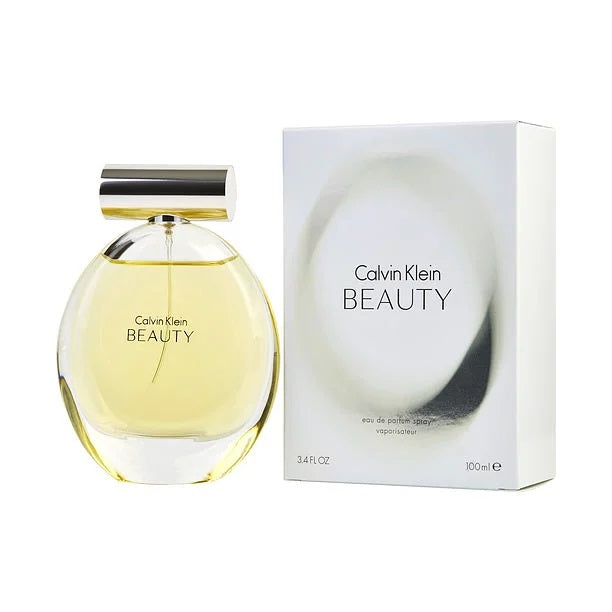Descubre Calvin Klein Beauty, un Eau de Parfum de 3.4 oz. Compra ahora y disfruta de esta fragancia sofisticada con notas de jazmín y cedro, ideal para la mujer moderna.