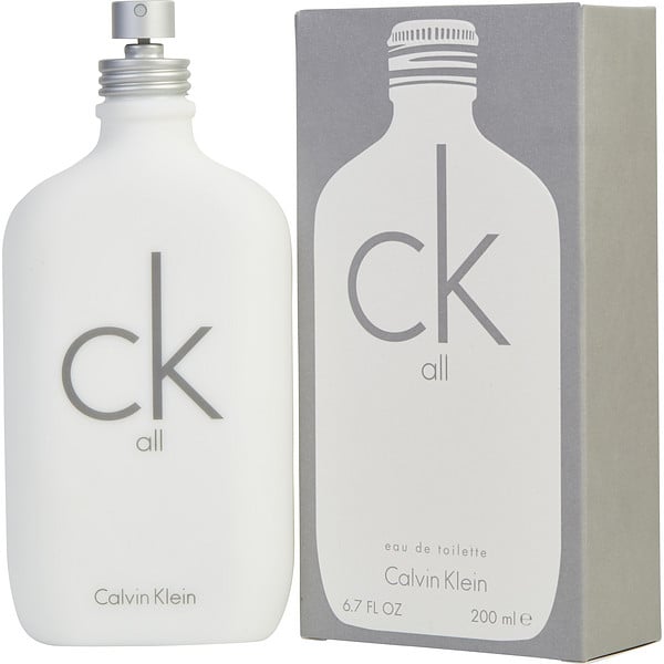 Descubre Calvin Klein CK All, un Eau de Toilette de 6.7 oz para uso unisex. Compra ahora y disfruta de una fragancia limpia y moderna con un aroma cítrico y amaderado.
