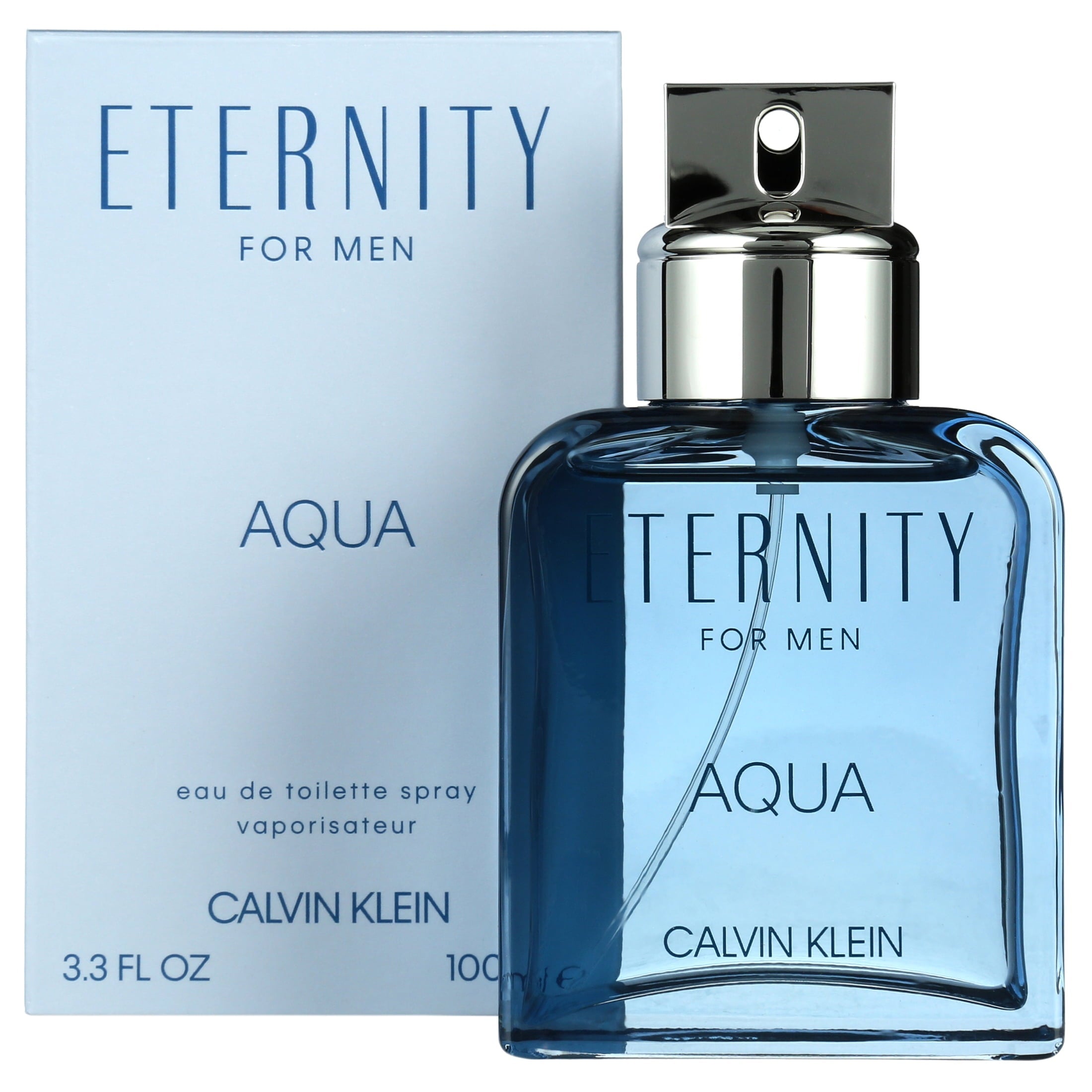 Descubre Calvin Klein Eternity Aqua, un Eau de Toilette de 3.4 oz para hombre. Compra ahora y disfruta de un aroma limpio y revitalizante con notas marinas y cítricas.