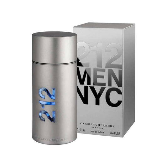 Descubre Carolina Herrera 212, un Eau de Toilette de 3.4 oz que captura la energía urbana. Compra ahora y disfruta de una fragancia fresca y vibrante, ideal para el hombre dinámico.