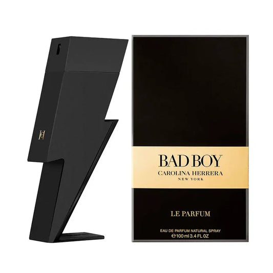 Descubre Carolina Herrera Bad Boy Le Parfum, un Eau de Parfum de 3.4 oz. Compra esta fragancia atrevida con notas de cannabis y cuero, ideal para dejar una impresión inolvidable.