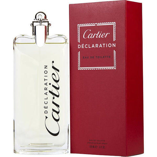 Descubre Cartier Déclaration, un Eau de Toilette de 3.3 oz para hombre. Compra ahora y disfruta de esta fragancia sofisticada con notas amaderadas y cítricas, perfecta para el hombre auténtico.