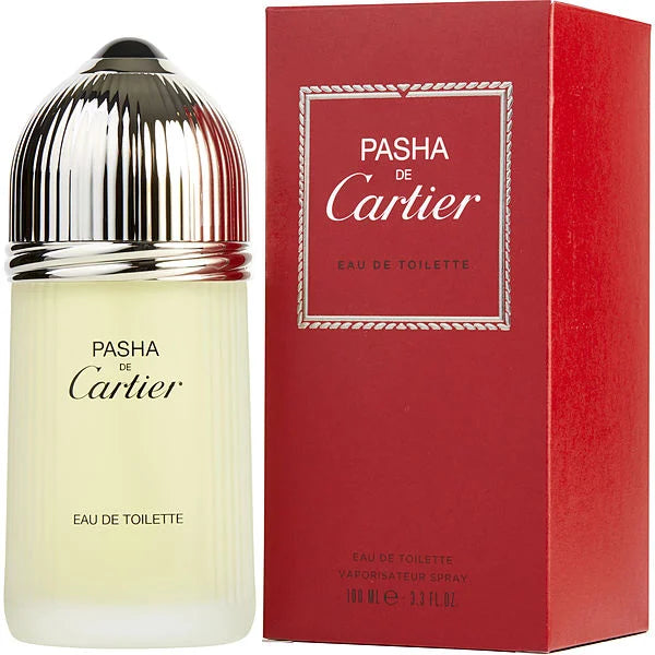 Descubre Cartier Pasha de Cartier, un Eau de Toilette de 3.3 oz para hombre. Compra ahora y disfruta de esta fragancia rica y atemporal con notas amaderadas y de ámbar.