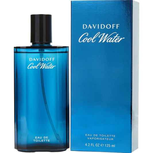 Descubre Davidoff Cool Water, un Eau de Toilette de 4.2 oz. Compra ahora y disfruta de esta fragancia clásica con notas marinas, perfecta para el uso diario y para un toque de frescura.