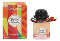 Botella de perfume Hermes Twilly d'Hermes de 2.87 oz para mujer, con un diseño cuadrado y un lazo de seda.