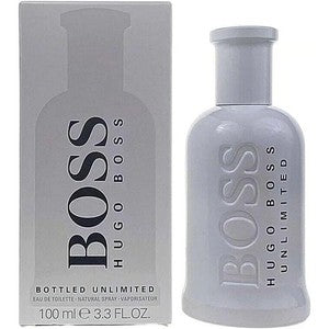 Descubre Hugo Boss Boss Bottled Unlimited, un Eau de Toilette de 3.3 oz para hombre. Compra ahora y disfruta de esta fragancia revitalizante con notas de menta y piña.