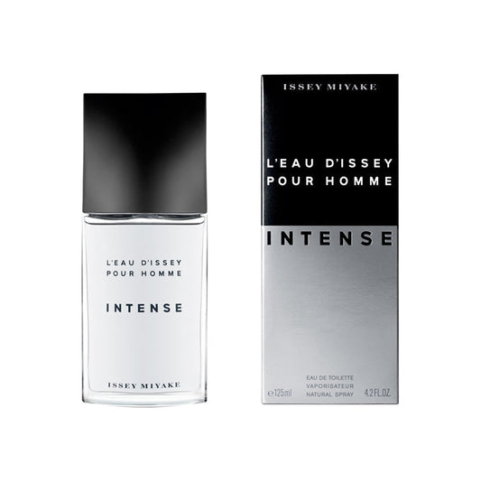 Descubre Issey Miyake L'Eau d'Issey Pour Homme Intense, un Eau de Toilette de 4.2 oz para hombre. Compra ahora y disfruta de esta fragancia cálida y oscura con notas de incienso.