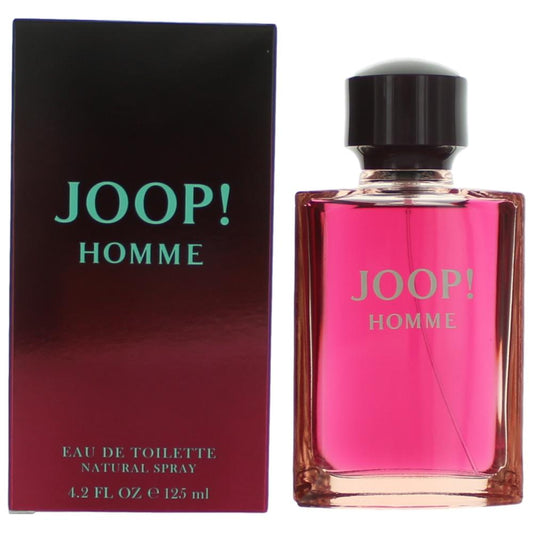 Descubre Joop! Homme, un Eau de Toilette de 4.2 oz. Compra ahora y disfruta de esta fragancia audaz con notas de vainilla y canela, ideal para la noche.