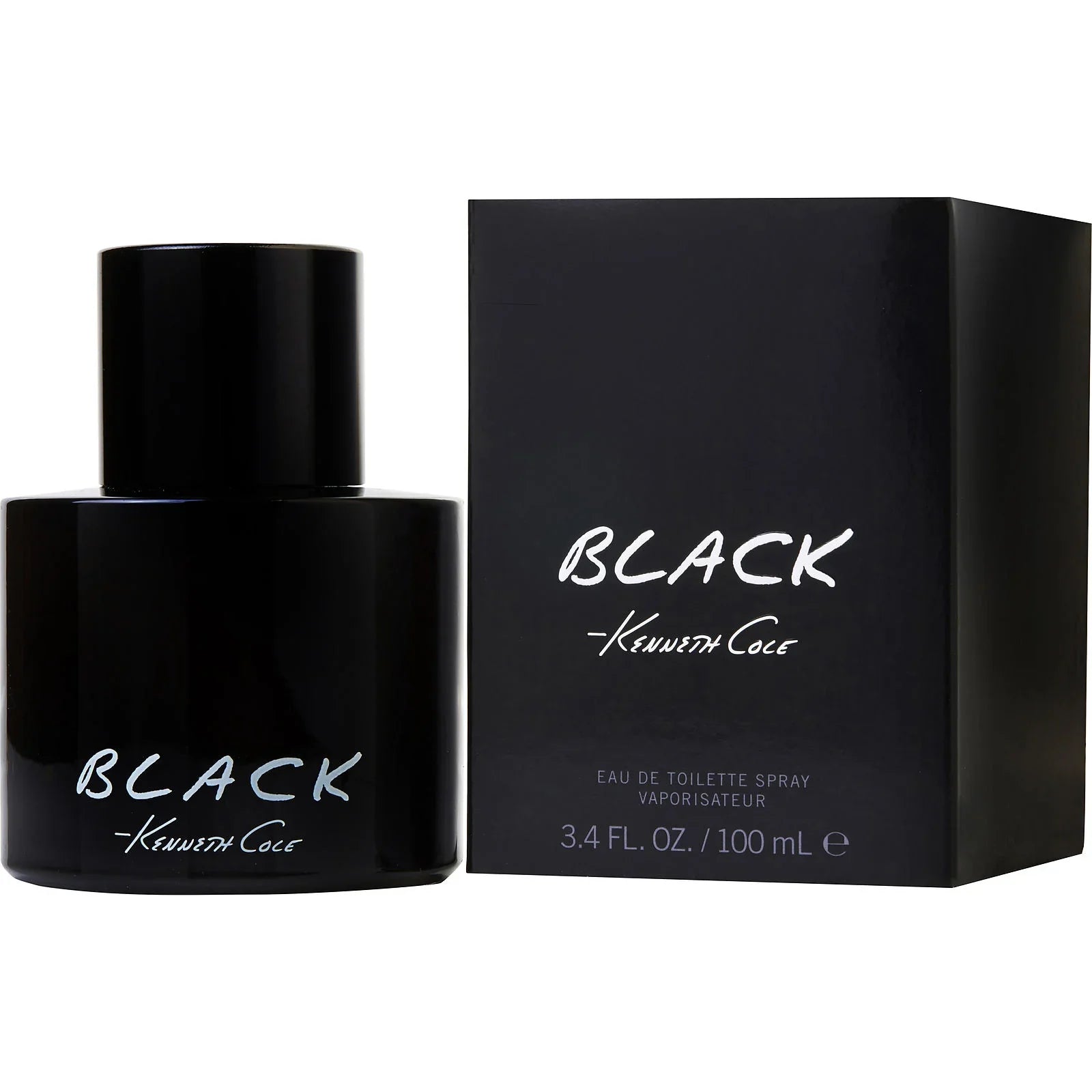 Descubre Kenneth Cole Black, un Eau de Toilette de 3.4 oz. Compra ahora y disfruta de esta fragancia sofisticada con notas de mandarina y jengibre, ideal para el hombre moderno.