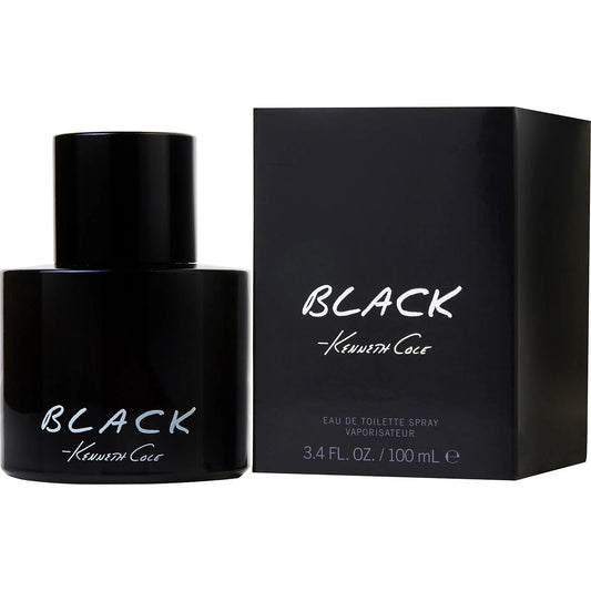 Descubre Kenneth Cole Black, un Eau de Toilette de 3.4 oz. Compra ahora y disfruta de esta fragancia sofisticada con notas de mandarina y jengibre, ideal para el hombre moderno.