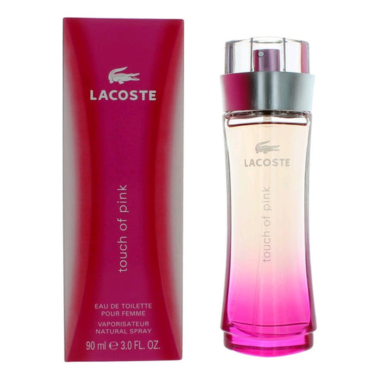 Lacoste Touch of Pink 3 oz Eau de Toilette Mujer