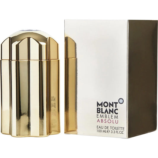 Descubre Mont Blanc Emblem Absolu, un Eau de Toilette de 3.3 oz. Compra ahora y disfruta de esta fragancia audaz con notas de pera y pimienta, ideal para la noche.
