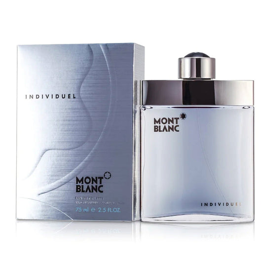Descubre Mont Blanc Individuel, un Eau de Toilette de 2.5 oz. Compra ahora y disfruta de esta fragancia especiada con notas de piña y canela, ideal para el hombre moderno.