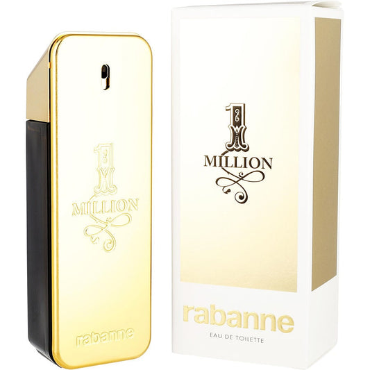 Descubre Paco Rabanne 1 Million, un Eau de Toilette de 3.4 oz. Compra ahora y disfruta de esta fragancia audaz y especiada con notas de pomelo y cuero.