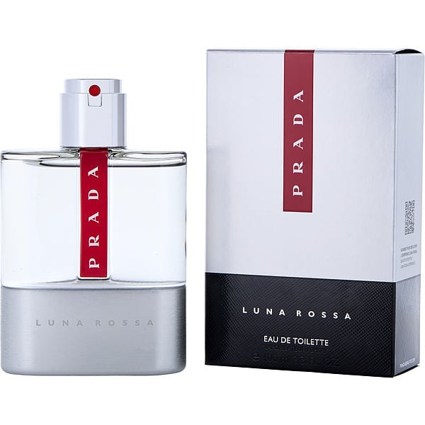 Descubre Prada Luna Rossa, un Eau de Toilette de 3.4 oz. Compra ahora y disfruta de esta fragancia limpia con notas de lavanda y menta, ideal para el hombre moderno.