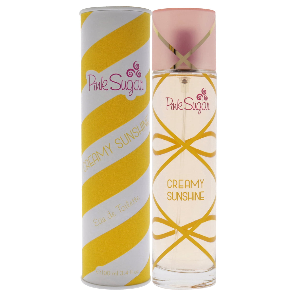AQUOLINA PINK SUGAR CREAMY SUNSHINE 3.4 OZ EAU DE TOILETTE MUJER original - Perfumería García