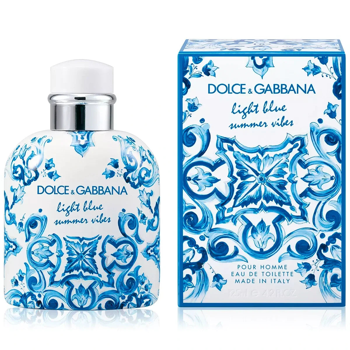 Dolce And Gabbana Light Blue Summer Vibes 4.2 Oz Eau De Toilette Hombre