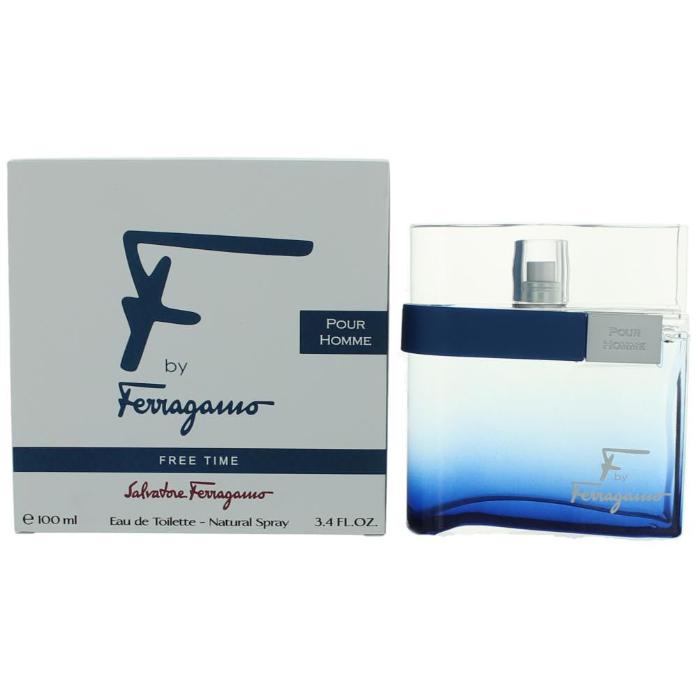 Salvatore Ferragamo F Free Time 3.4 Oz Eau De Toilette Hombre