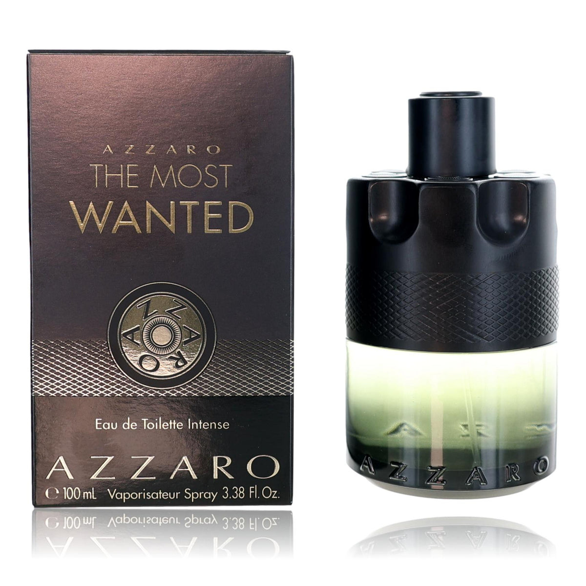Azzaro The Most Wanted 3.4 Oz Eau De Toilette Intense Hombre