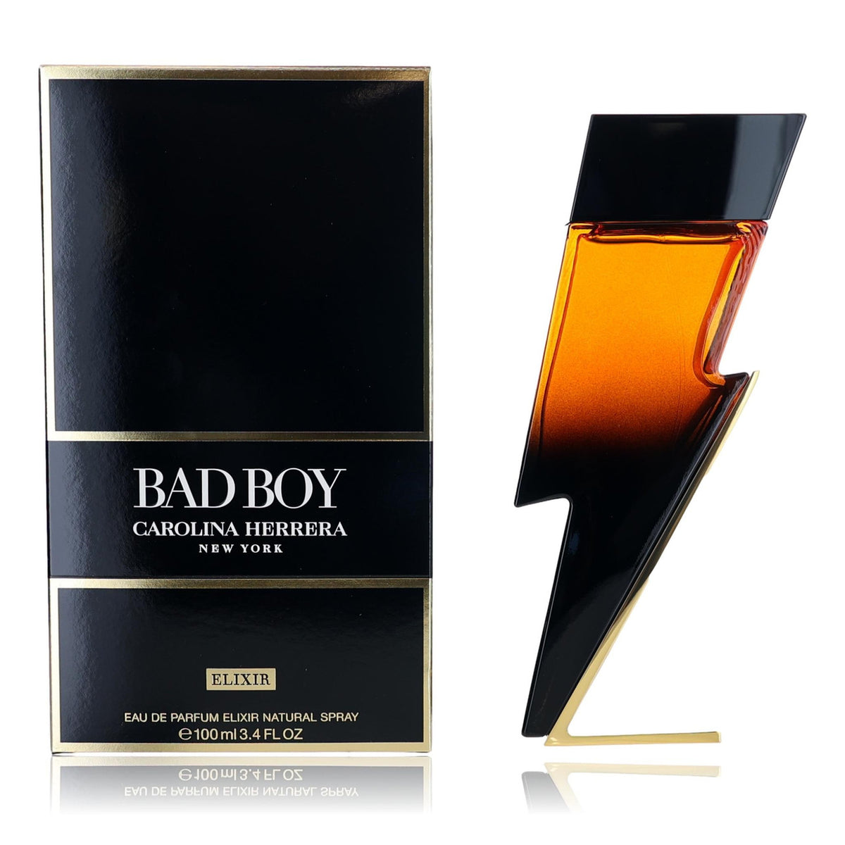 Carolina Herrera Bad Boy Elixir 3.4 Oz Eau De Parfum Elixir Hombre