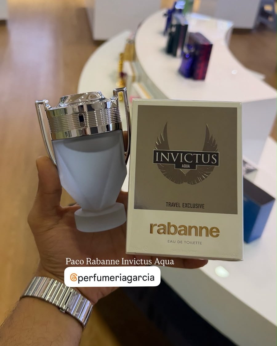 Invictus Aqua en Perfumería García, Plaza Luperón