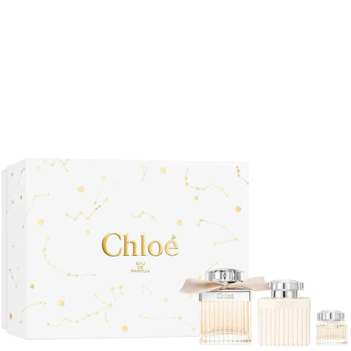 Chloe Signature Set 2.5 Oz Eau De Parfum, 3.4 Oz Body Lotion Y 0.17 Oz Eau De Parfum Mujer