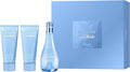 David Off Cool Water Set 3.4 Oz Eau De Toilette, 3.4 Oz Shower Gel Y 3.4 Oz Body Lotion Mujer