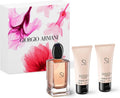 Giorgio Armani Si Set 3.4 Oz Eau De Parfum, 1.7 Oz Body Lotion Y 1.7 Oz Shower Gel Mujer