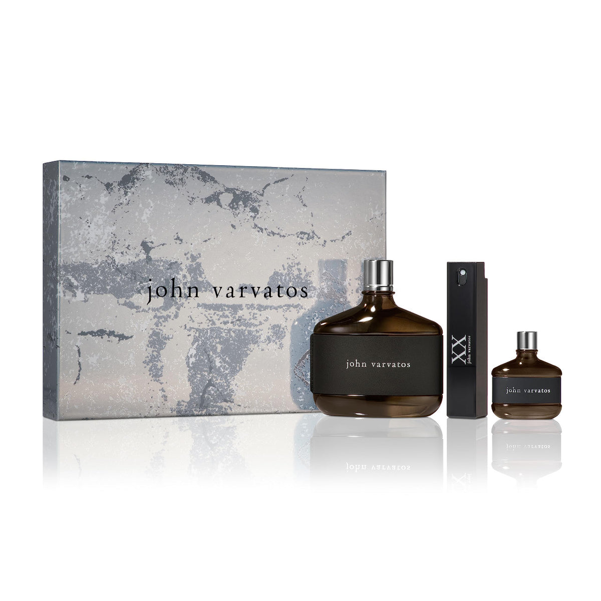 John Varvatos Set 4.2 Oz Eau De Toilette, 0.5 Oz Eau De Toilette Y XX 0.57 Oz Eau De Toilette Hombre