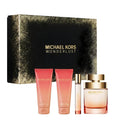 Michael Kors Wonderlust Set 3.4 Oz Eau De Parfum, 0.3 Oz Eau De Parfum, 3.4 Oz Shower Gel Y 3.4 Oz Body Lotion Mujer