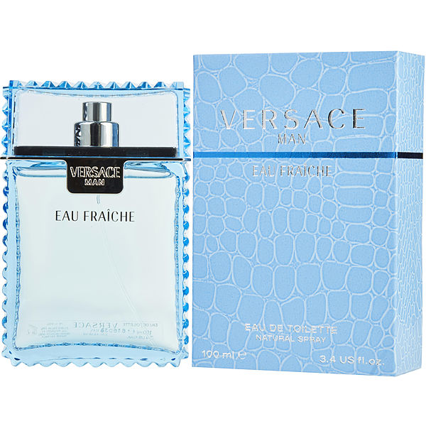 Versace Man Eau Fraiche 3.4 Oz Eau De Toilette Hombre